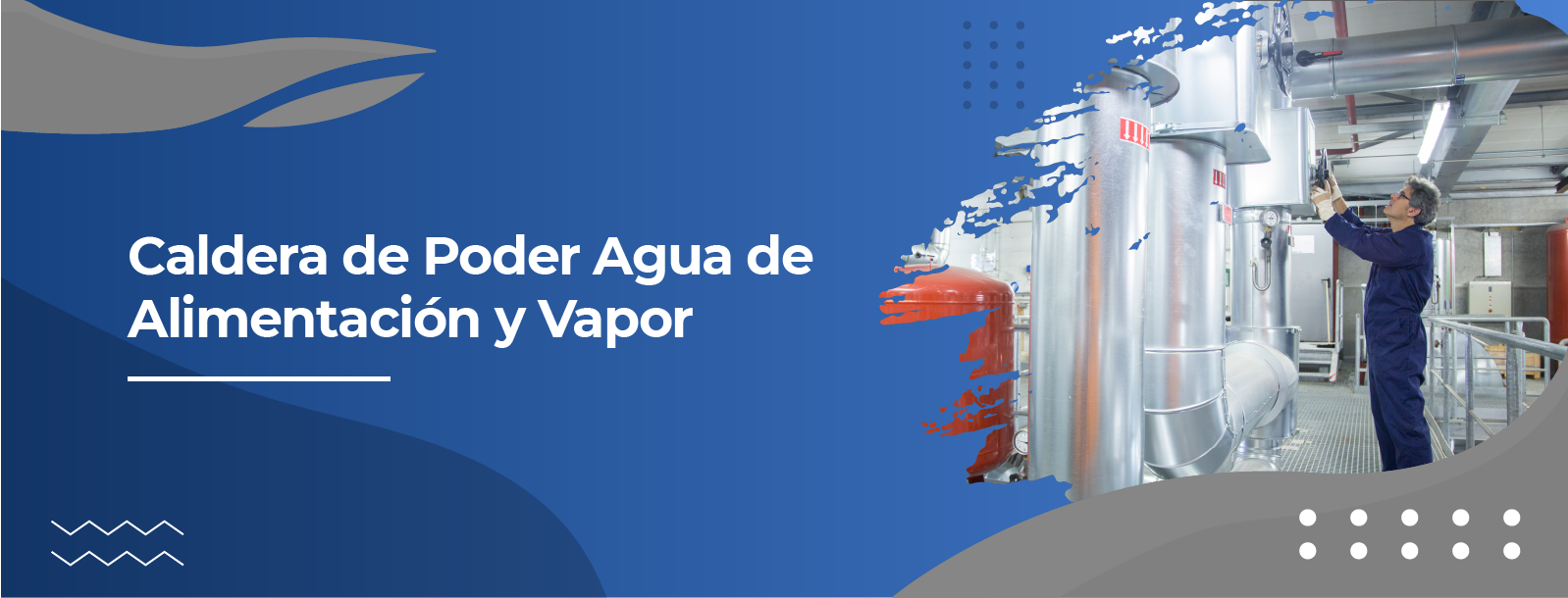 Caldera de Poder Agua de Alimentación y Vapor
